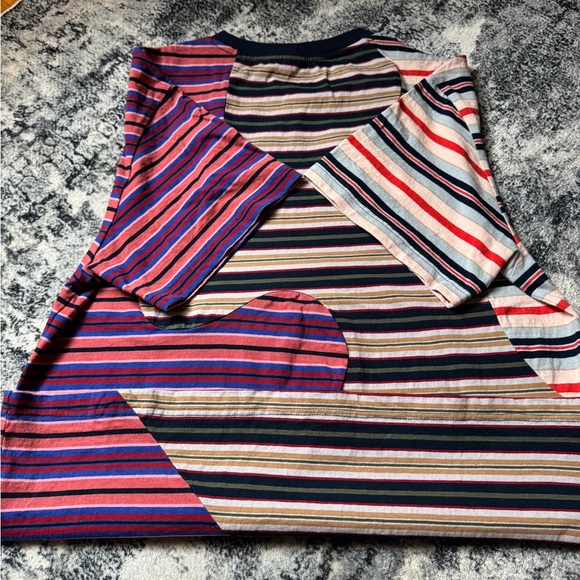 Brain Dead Striped Swirl T Shirt - Picture 7 of 7